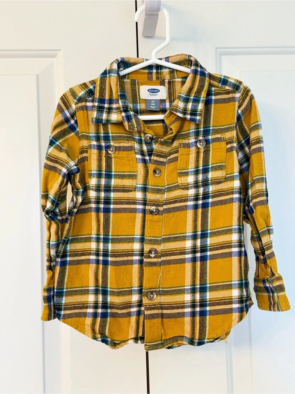 Boy’s Plaid Button Down Shirt